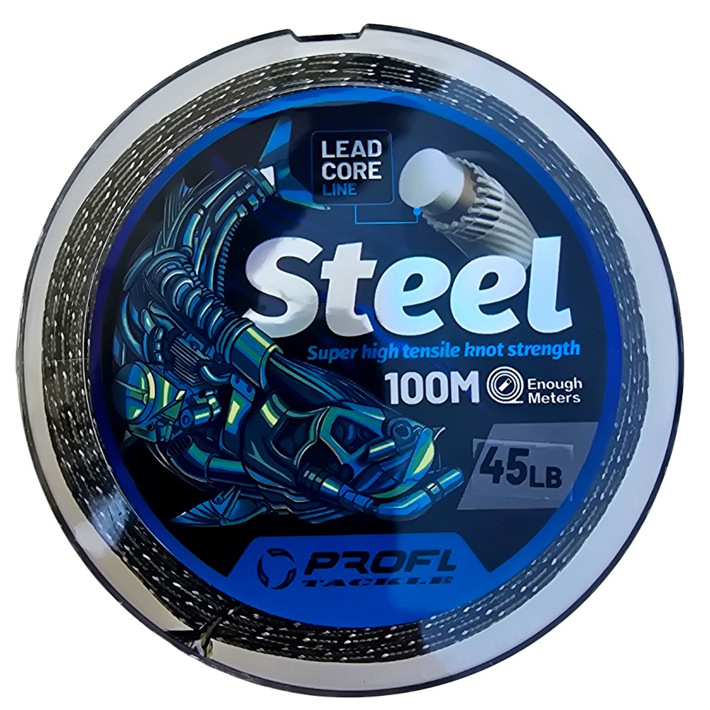 FIR TEXTIL LEADCORE PROFL TACKLE STEEL, 100m 45lb snz.ro