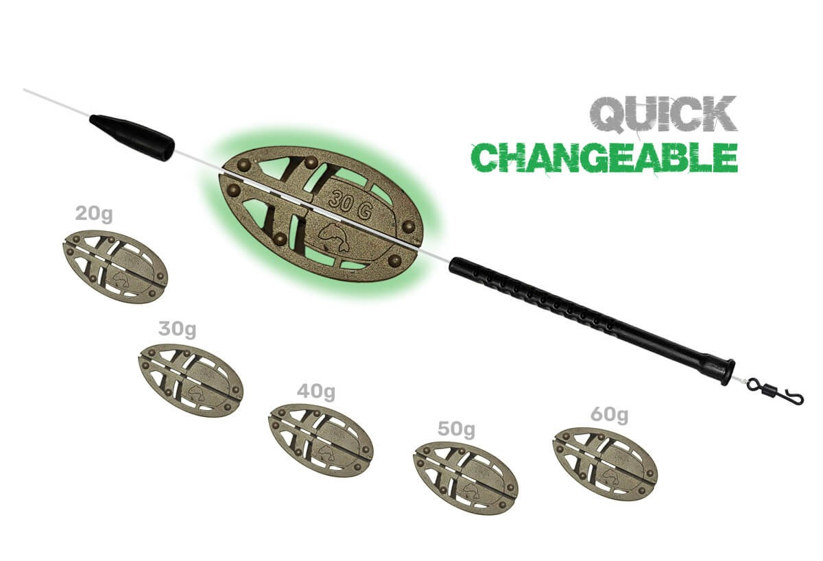 MOMITOR ZFISH METHOD FEEDER ZFX 20g snz.ro