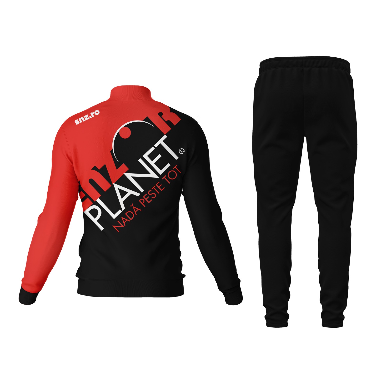 TRENING PERSONALIZAT SENZOR CLUB ROSU-NEGRU XS snz.ro