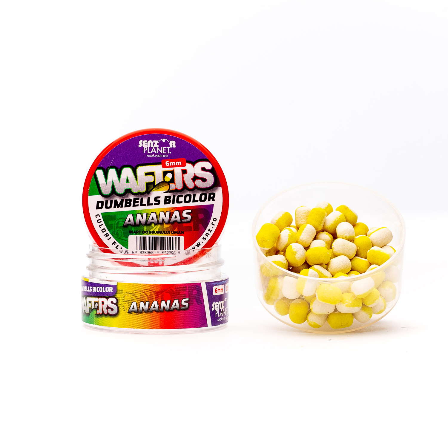 WAFTERS DUMBELLS BICOLOR ANANAS 6mm 15g