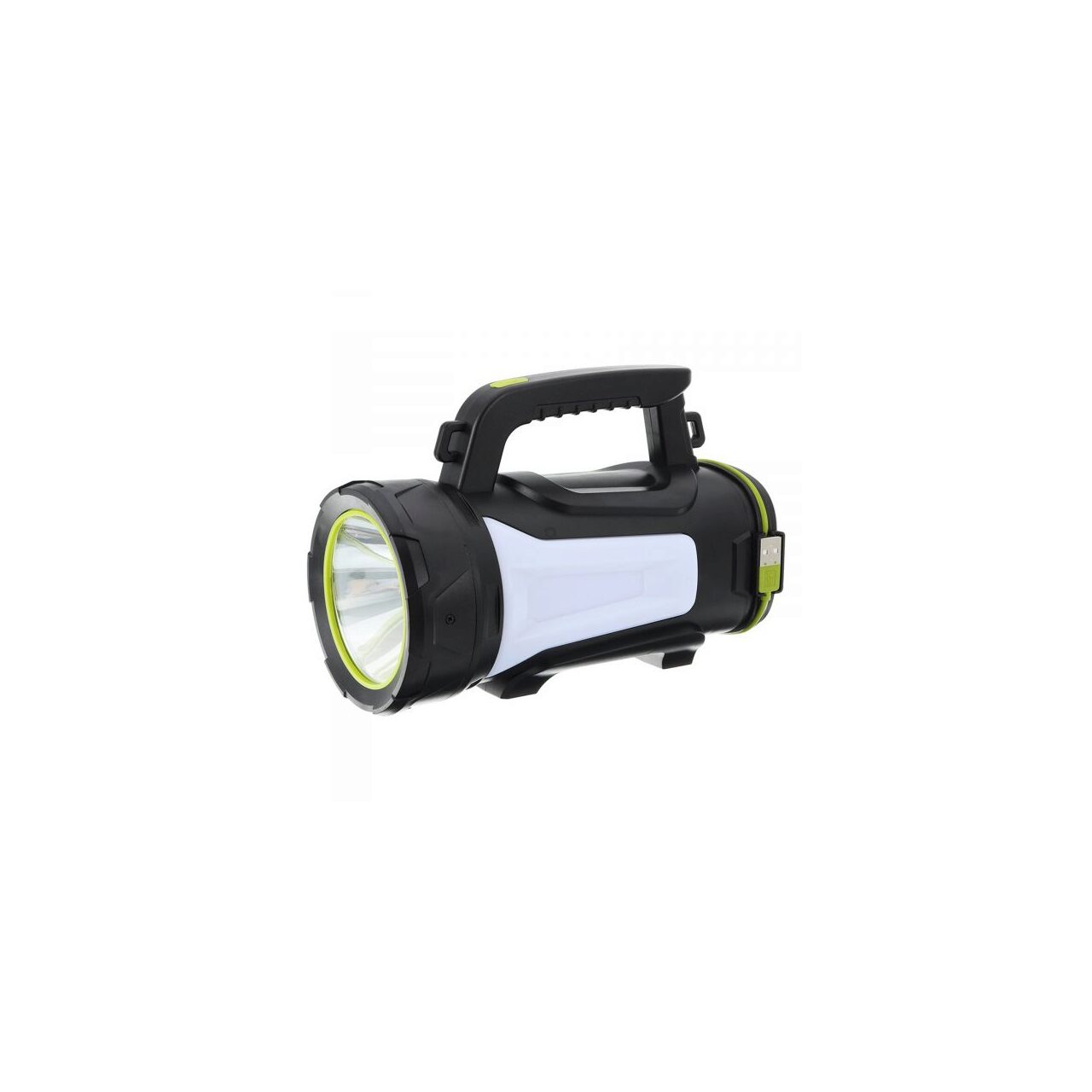 Lanterna cu acumulator litiu L18650x3 PVC led 800lm include acumulator litiu + inc.220V + cablu micro USB FL-PN-160 TED003881