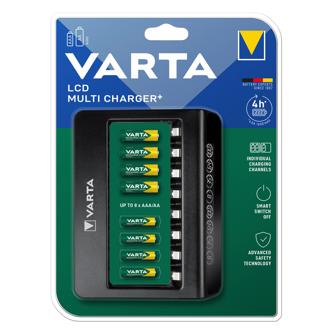 Varta Incarcator 8 canale AA (R6) / AAA (R3) LCD Multi Charger "+" 57681 (2/2)