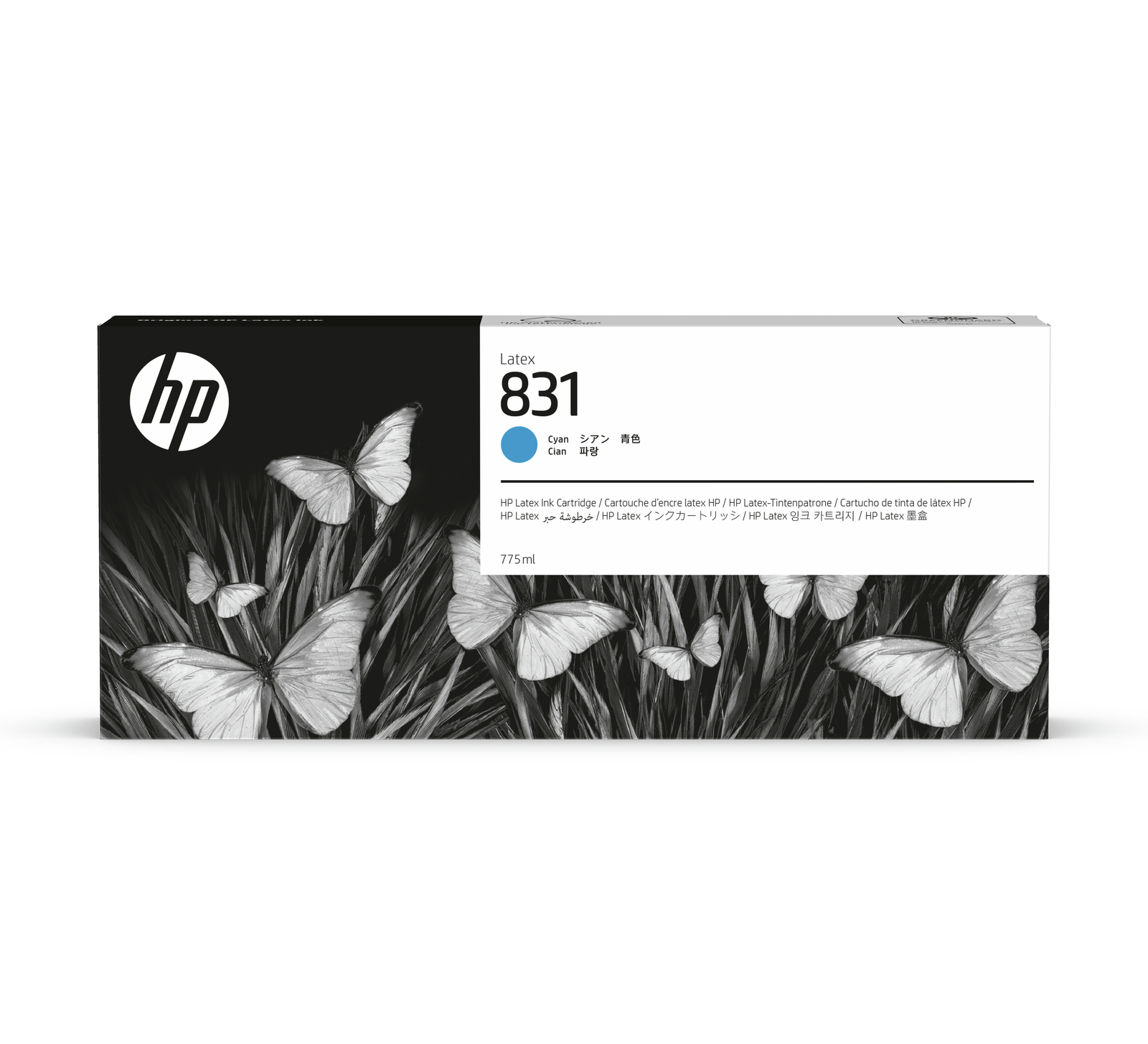 Consumabile imprimante - HP 831C Cyan Latex Ink Cartridge 775 ML, transilvae.ro