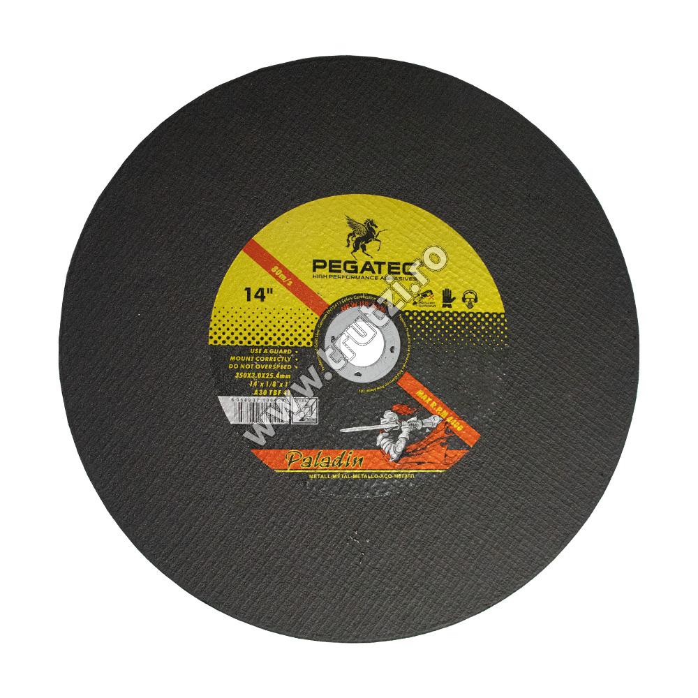 Discuri și freze - 9623530 DISC ABRAZIV DEBITARE METAL 350X3.0X25.4MM PEGATEC, trutzi.ro