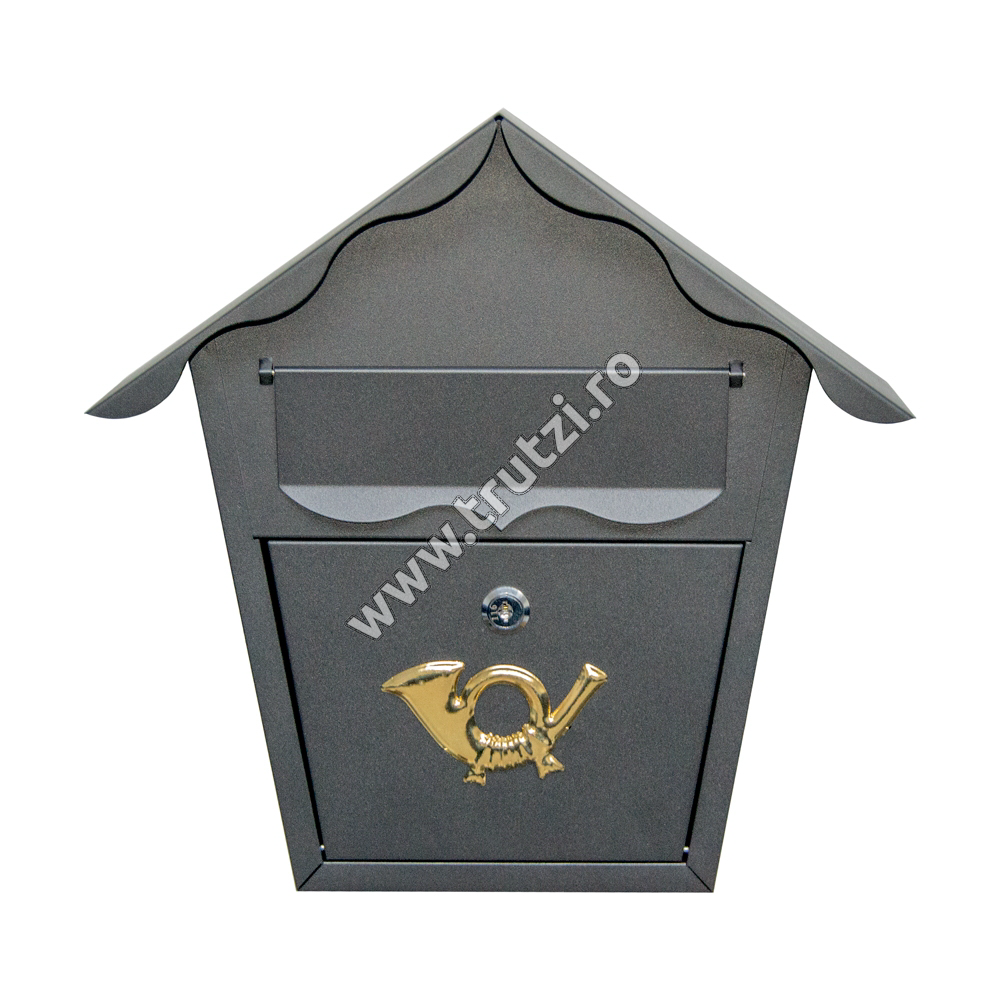 Cutii poștale - 65255 CUTIE POSTALA NEGRU H 370MM, L 370MM, ADANCIME 100MM, trutzi.ro