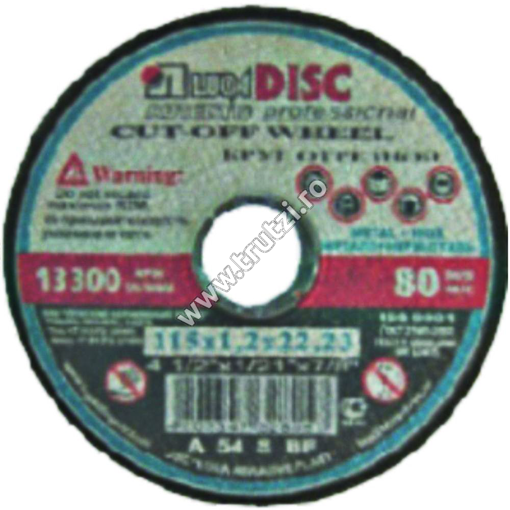 Discuri și freze - 99180 DISC ABRAZIV LUGA PT. TAIAT FI 180X2.0MM, trutzi.ro