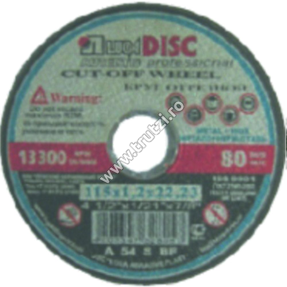 Discuri și freze - 99350 DISC ABRAZIV LUGA PT. TAIAT FI 350X3.0MM, trutzi.ro