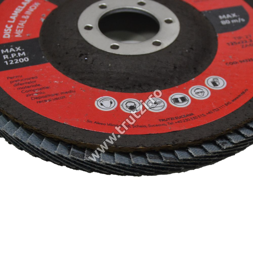 Discuri și freze 9432560 DISC LAMELAR 125X22MM, GRANULATIE