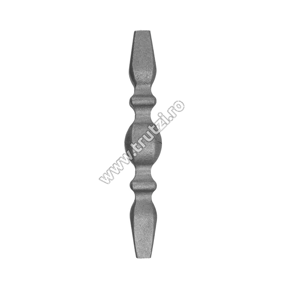 Elemente de mijloc forjate - 41420 ELEMENT DE MIJLOC FORJAT DIN OTEL BAZA 13X13MM, H 200MM, L 45MM, trutzi.ro