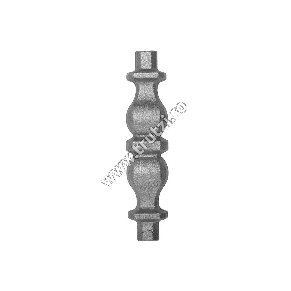 Elemente de mijloc forjate - 4140120 ELEMENT DE MIJLOC FORJAT DIN OTEL BAZA 20X20MM, H 170MM, L 40MM, trutzi.ro