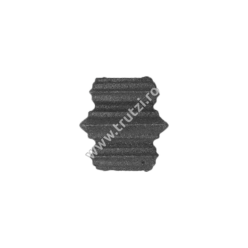 Elemente de mijloc turnate - 4121112 ELEMENT DE MIJLOC TURNAT GAURA 12X12MM, H 41MM, L 39MM, trutzi.ro