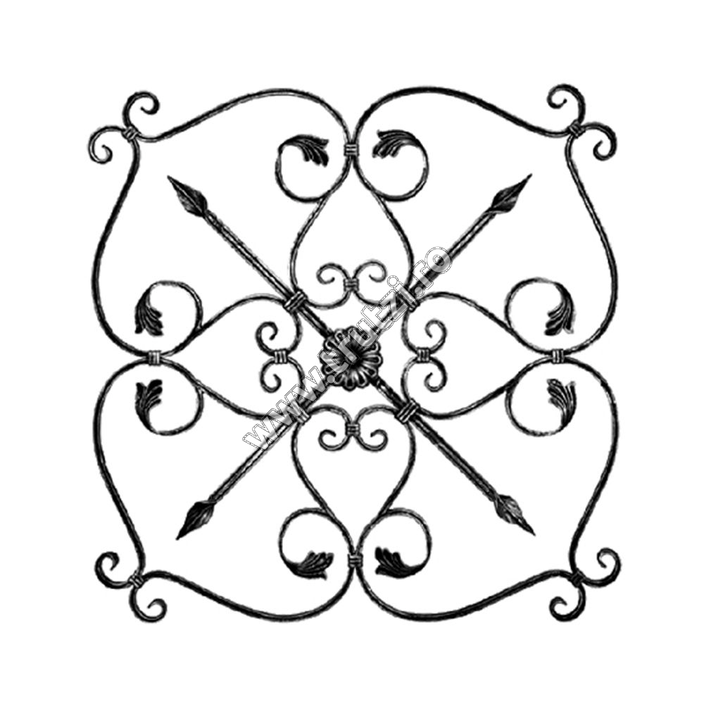 13028 PANOU FORJAT SECT. 12X6MM, H 800MM, L 800MM