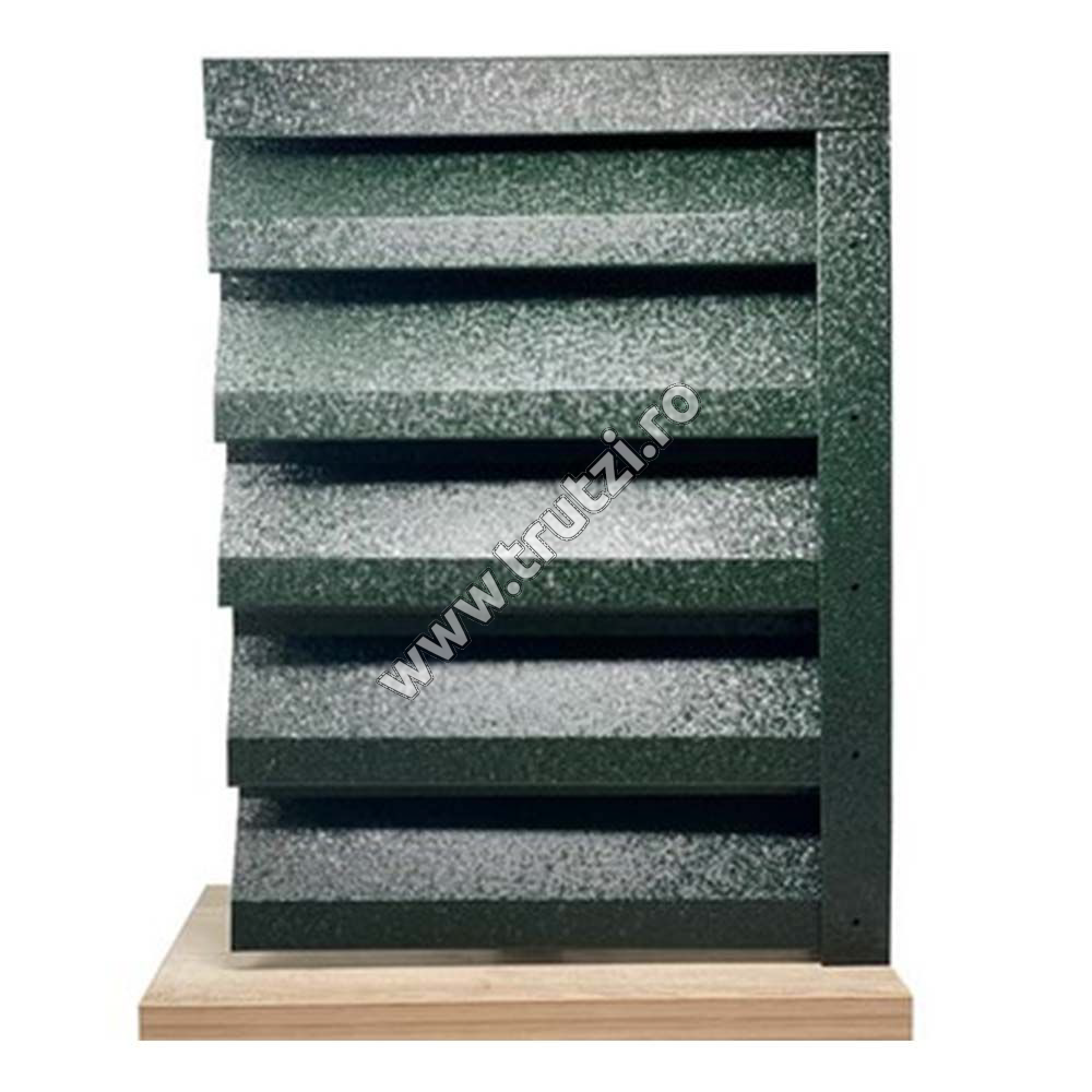 Garduri din sipcă metalică, stâlpi și accesorii - 2932464 PROFIL U ORIZONTAL V-MAT STRUCTURAT, VERDE RAL 6005, trutzi.ro