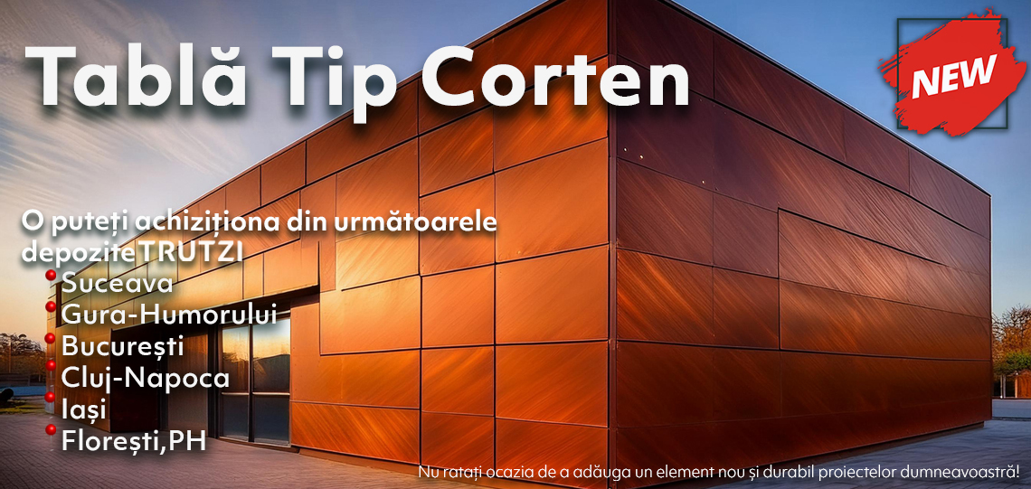 Tabla tip Corten Trutzi.ro
