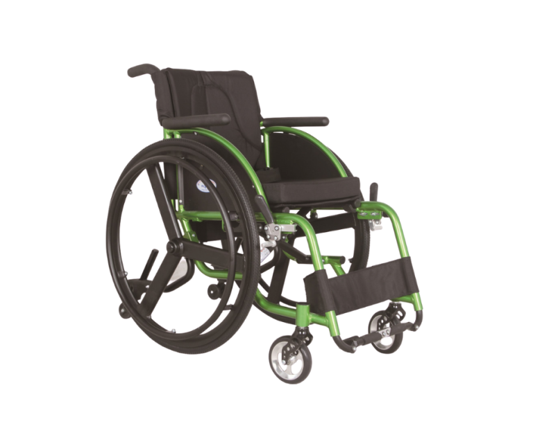 Scaun cu rotile din aluminiu Sport Autopropulsat si Pliabil