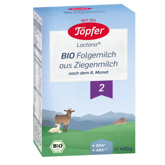Alimente și băuturi pentru copii -  Lapte praf de capra formula Bio 2, 400g, Topfer, farmaciamare.ro