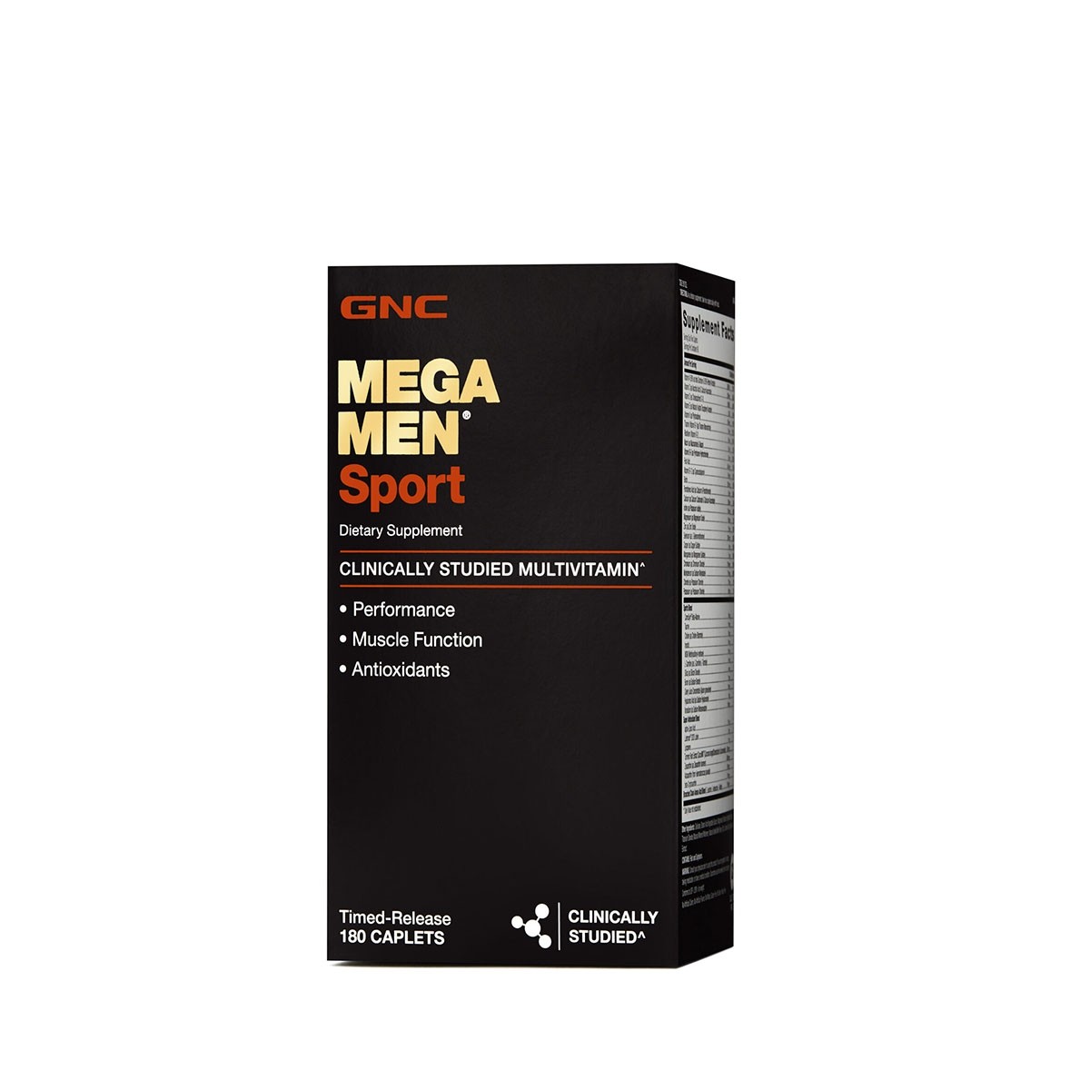 Vitamine și minerale -  Mega Men Sport, Complex de Multivitamine pentru barbati, 180 tablete, GNC, farmaciamare.ro