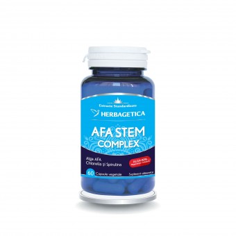 Tonice generale - AFA Stem Complex, 60 capsule, Herbagetica, farmaciamare.ro