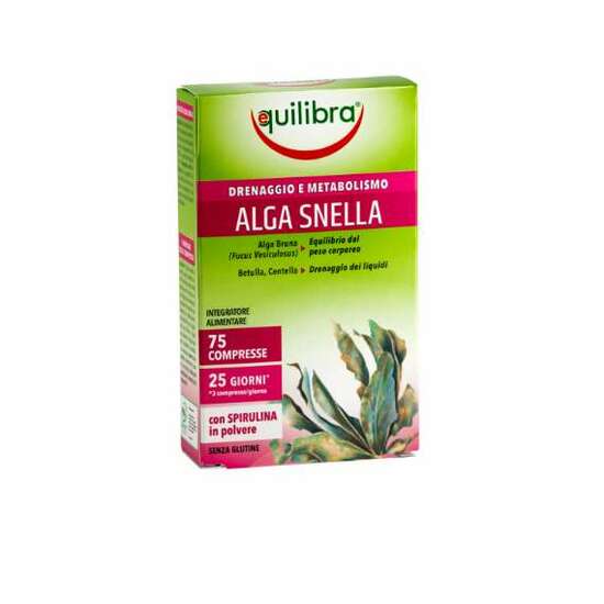 Detoxifiere - Alga Snella, 75 comprimate, Equilibra, farmaciamare.ro