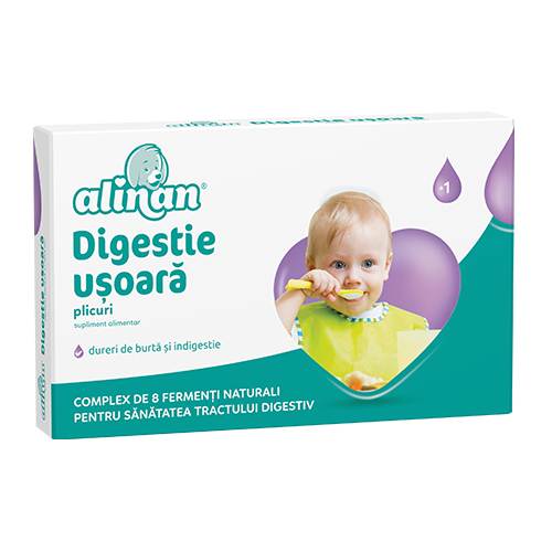 Sănătatea copiilor - Alinan Digestie Usoara, 10 plicuri, Fiterman, farmaciamare.ro