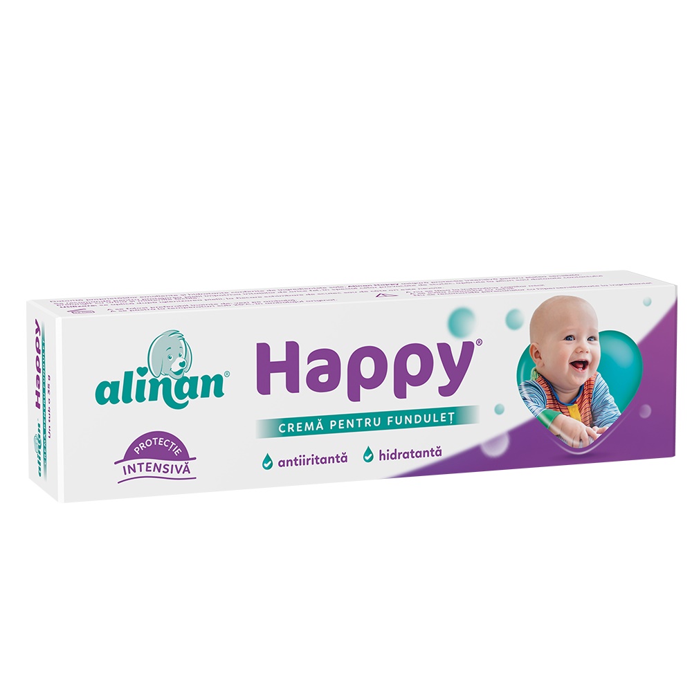 Igienă și îngrijire copii - Alinan Happy crema pentru fundulet, 35g, Fiterman, farmaciamare.ro
