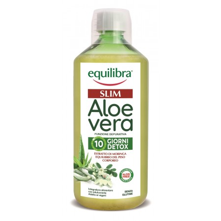 Detoxifiere - Aloe Vera Slim - controlul greutatii si slabire, 500 ml, Equilibra, farmaciamare.ro