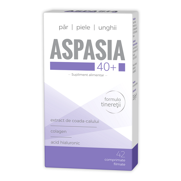 Îngrijirea părului  - Aspasia 40+, 42 comprimate, Zdrovit, farmaciamare.ro