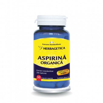 Oase, mușchi și articulații - Aspirina organica, 30 capsule, Herbagetica, farmaciamare.ro