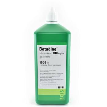 Cicatrizante - Betadine solutie 100mg/ml, 1000 ml, Egis , farmaciamare.ro