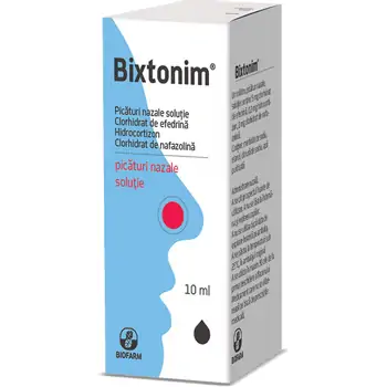 Afecțiuni ORL - Bixtonim, 10ml, Biofarm, farmaciamare.ro