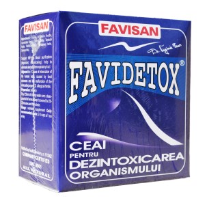 Detoxifiere - Ceai Favidetox, 50 g, Favisan, farmaciamare.ro