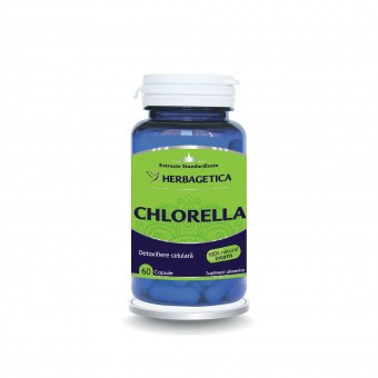 Tonice generale - Chlorella, 60 capsule, Herbagetica, farmaciamare.ro