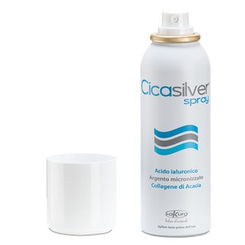 Cicatrici, vergeturi, celulita - CicaSilver Spray Cicatrizant, 125 ml, Sakura , farmaciamare.ro