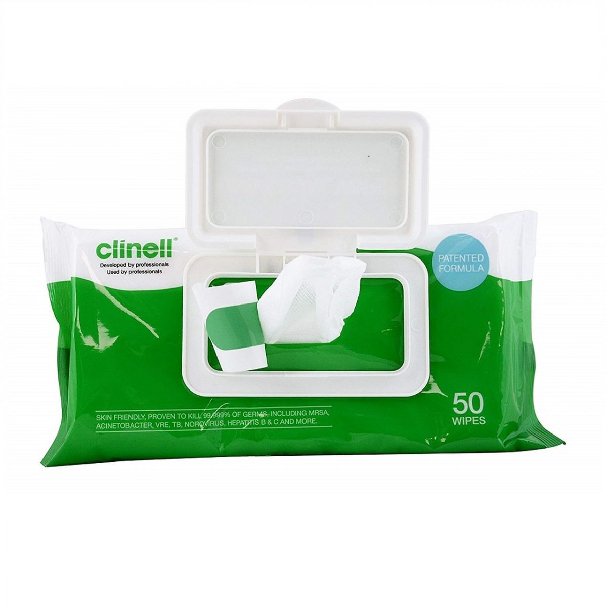 Dezinfectante si antiseptice - Clinell Lavete dezinfectante, 50 bucăți, GAMA Healthcare Ltd, farmaciamare.ro