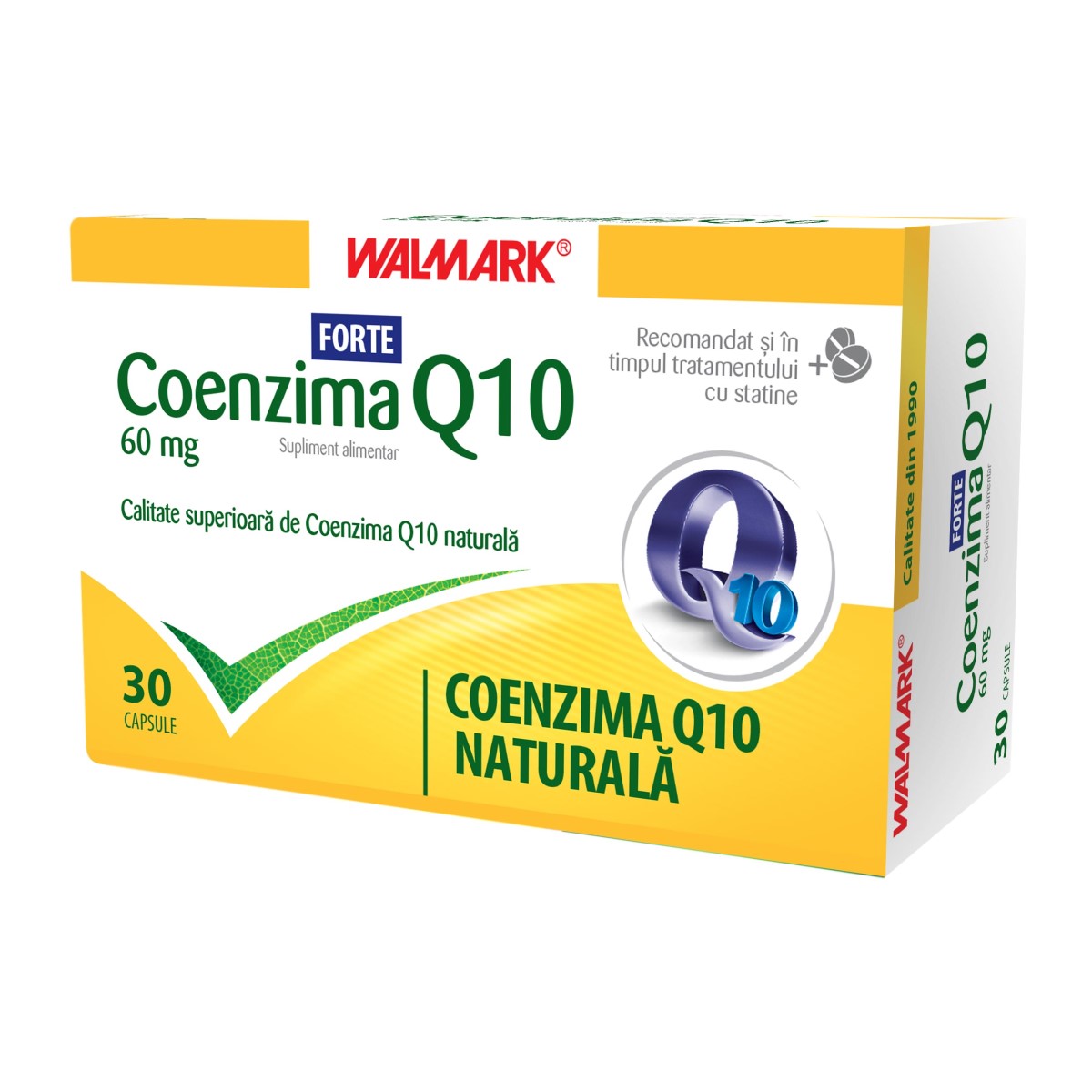 Tonice generale - Coenzima Q10 Forte 60mg, 30 comprimate, Walmark, farmaciamare.ro