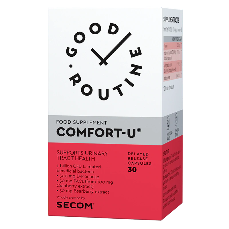 Sistemul genito- urinar - Comfort-U Good Routine, 30 capsule, Secom, farmaciamare.ro