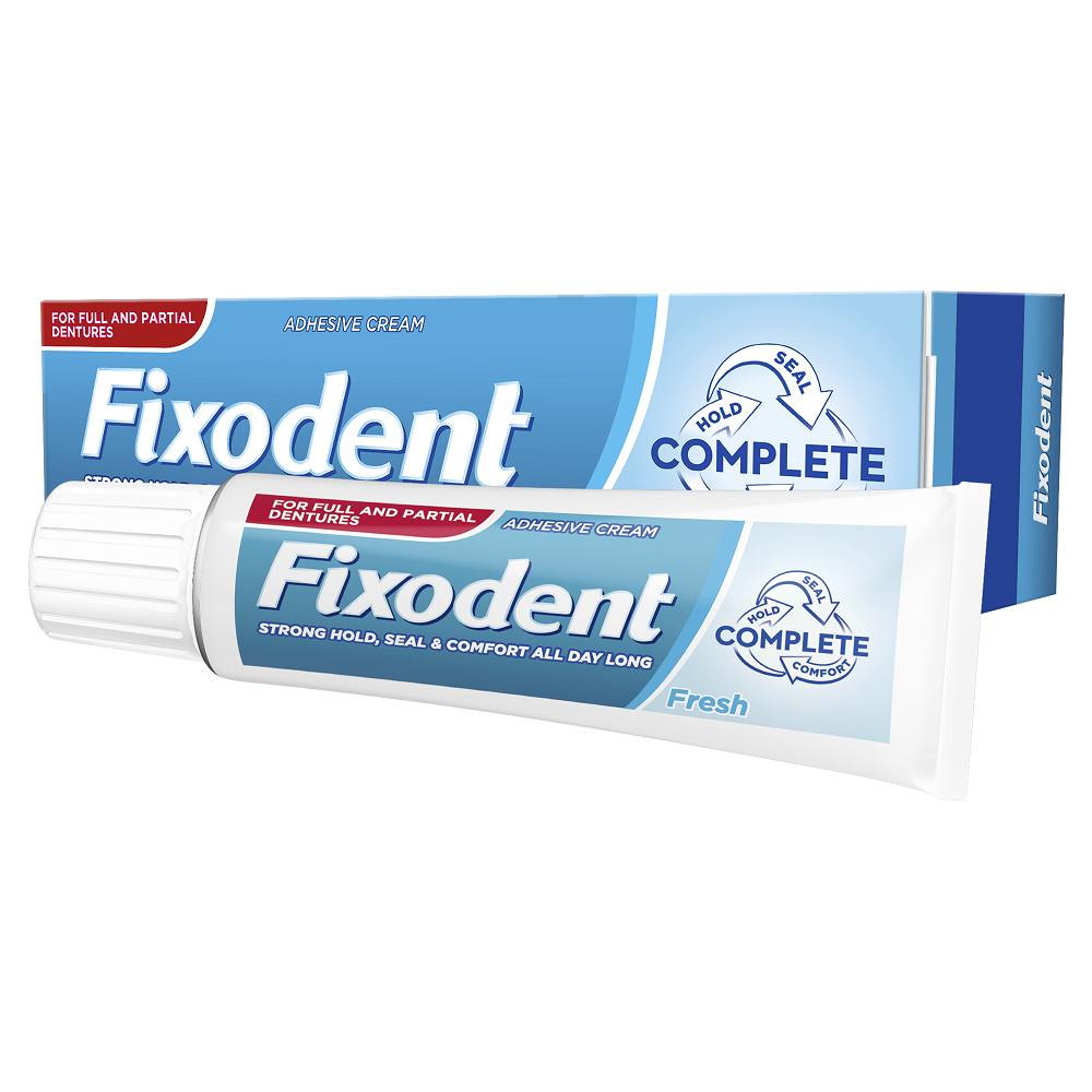 Igiena și sănătatea orală - Crema adeziva pentru proteza dentara Fixodent Complete Fresh, 47 g, P&G, farmaciamare.ro
