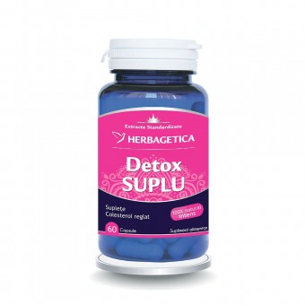 Detoxifiere - Detox Suplu, 60 capsule, Herbagetica, farmaciamare.ro