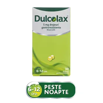 Afecțiuni gastro-intestinale - Dulcolax 5mg, 30 drajeuri, Sanofi, farmaciamare.ro