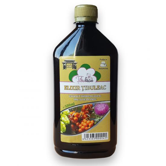 Uleiuri, extracte și tincturi - Elixir din 36 de plante, 500 ml, Tibuleac Plant, farmaciamare.ro