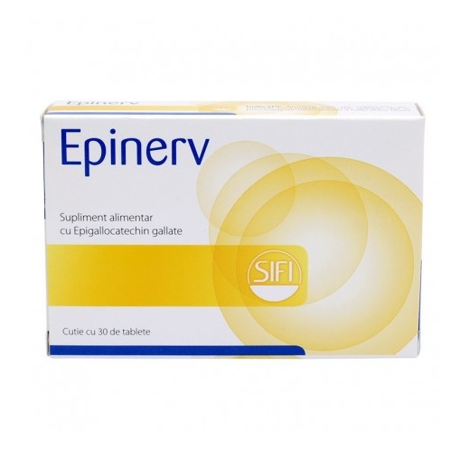 Sistemul nervos (tonice, pentru stres) - Epinerv, 30 tablete, Sifi, farmaciamare.ro