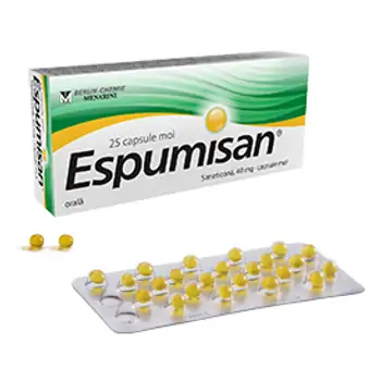 Afecțiuni gastro-intestinale - Espumisan 40 mg, 25 capsule, Berlin-Chemie, farmaciamare.ro