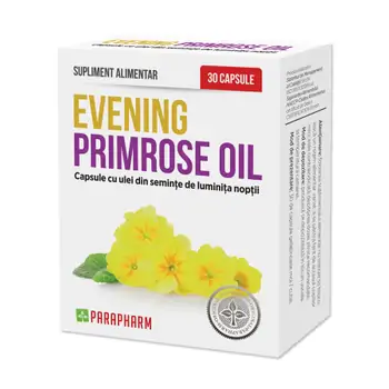 Tonice generale - Evening Primrose Oil, 30 capsule, Parapharm, farmaciamare.ro