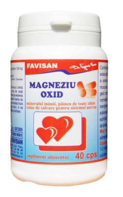 Afecțiuni cardiologice - Favisan Magneziu Oxid, farmaciamare.ro