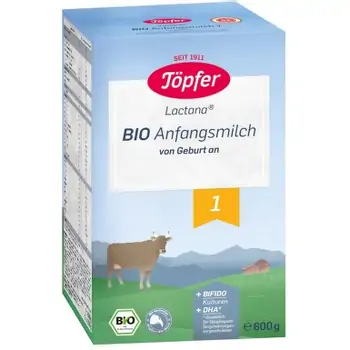 Alimente și băuturi pentru copii - Formula de lapte praf Bio 1, +0 luni, 600 gr, Topfer, farmaciamare.ro