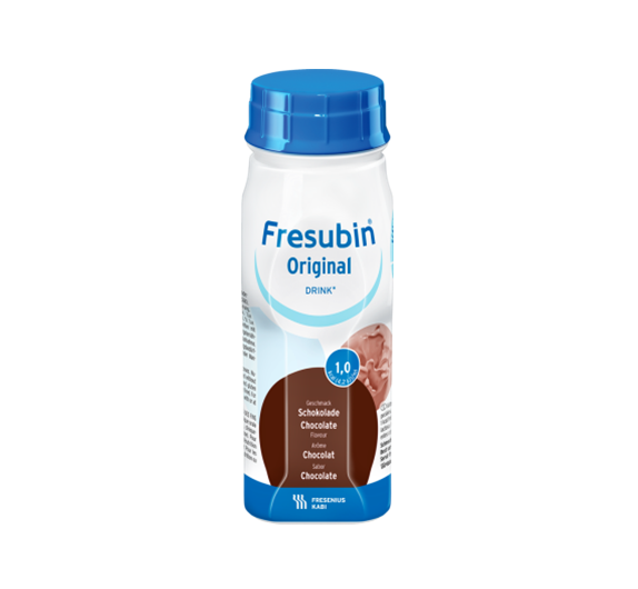 Nutriție specială - Fresubin Original Drink cu aroma de ciocolata, 4 x 200 ml, Fresenius Kabi, farmaciamare.ro
