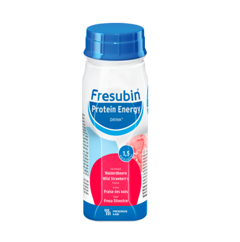 Nutriție specială - Fresubin Protein Energy Drink cu aroma de fragi, 4 x 200 ml, Fresenius Kabi, farmaciamare.ro