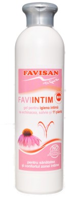 Îngrijire intimă - Gel pentru igiena intima Faviintim Bio, 250 ml, Favisan, farmaciamare.ro