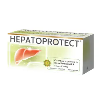Afecțiuni hepato-biliare - Hepatoprotect, 60 comprimate, Biofarm, farmaciamare.ro