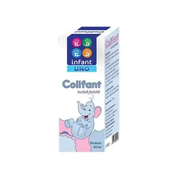 Sănătatea copiilor - Infant Uno Colifant, 20ml, Solacium, farmaciamare.ro